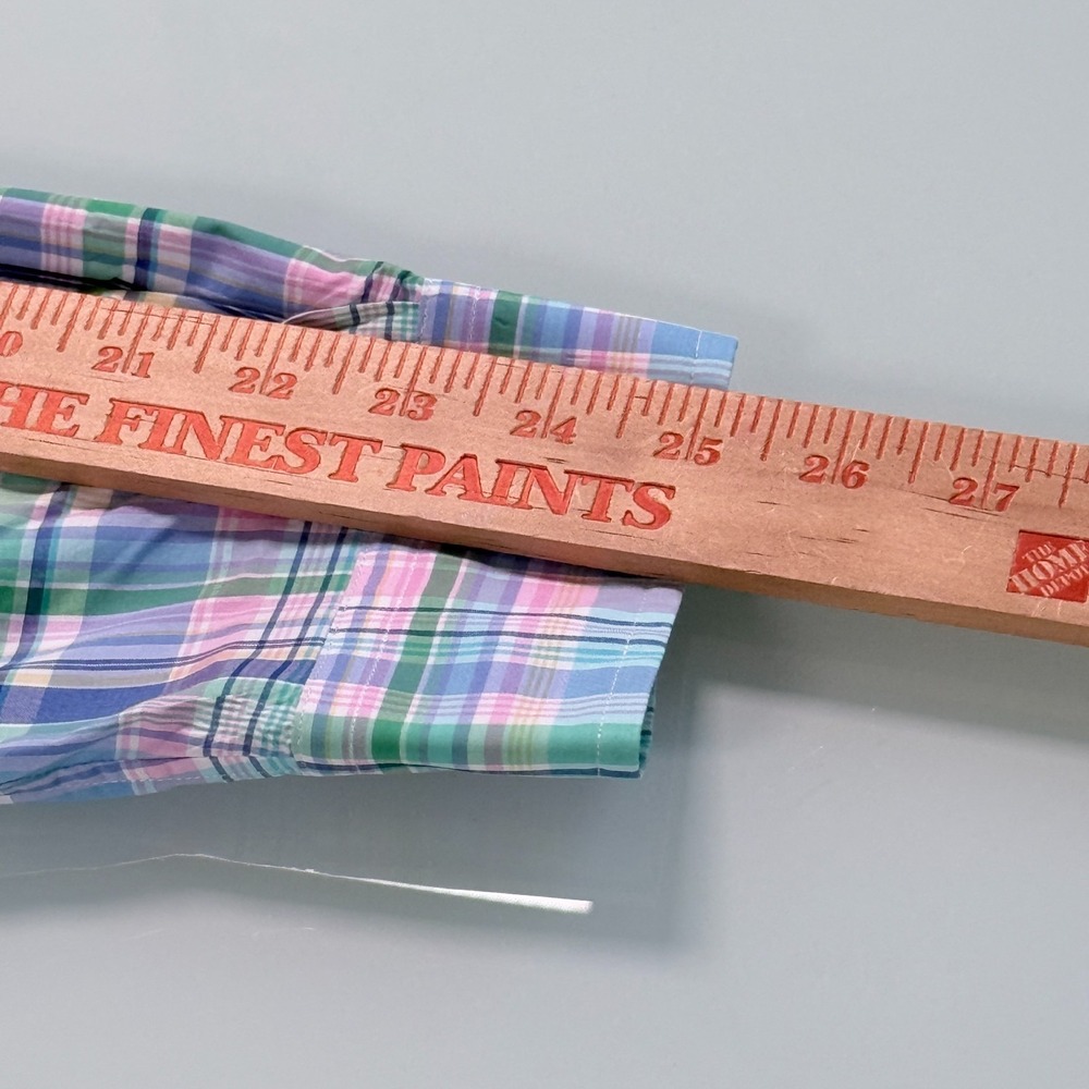 Ralph Lauren Stretch Shirt Mens M Multicolor Plaid Button Down Preppy - Picture 15 of 15